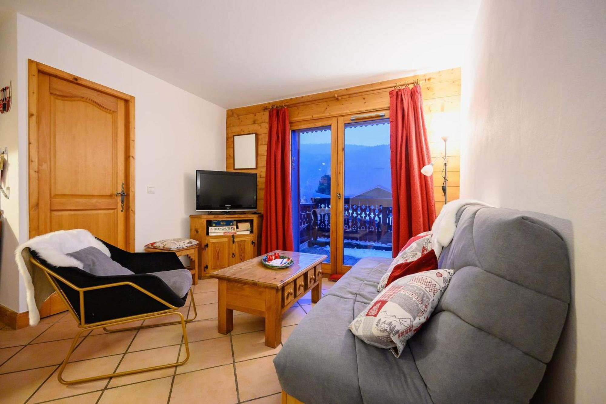 Appartement Bellevue Au Pied Des Pistes 레우쉬 외부 사진